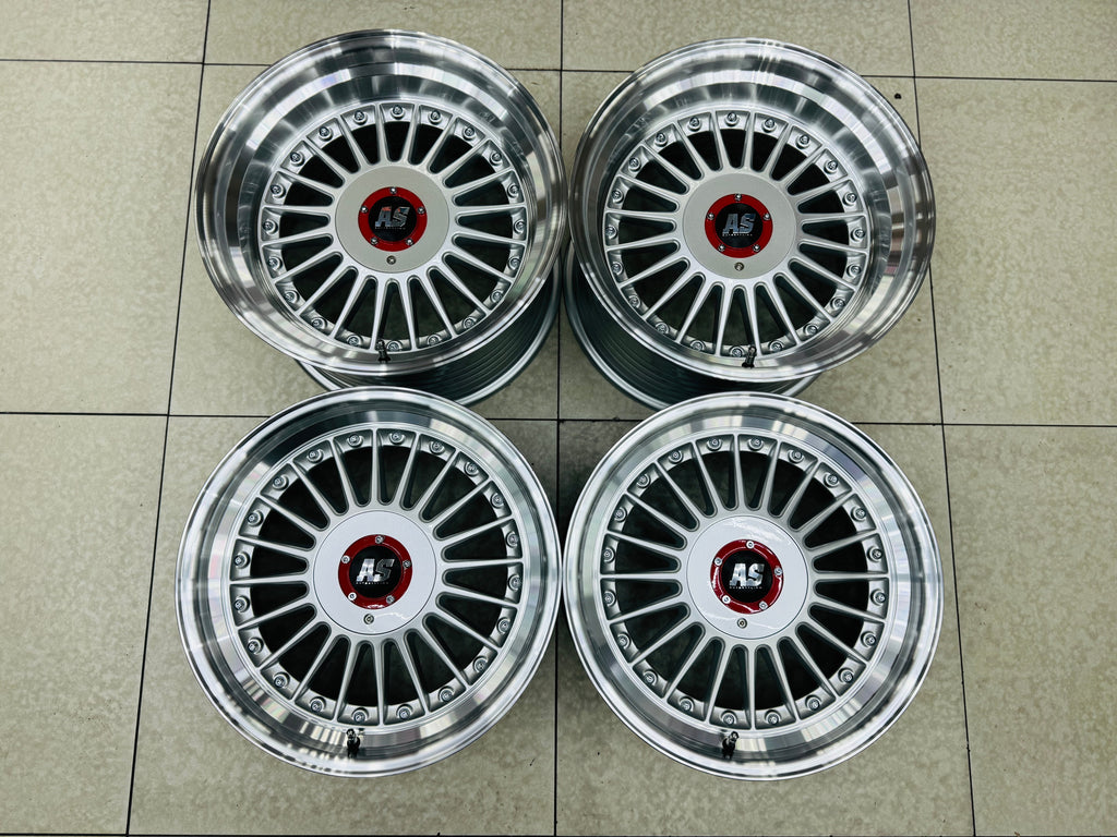 17'' NEW 10J AS-PINA SILVER 4/100 & 4/114 MULTI PCD