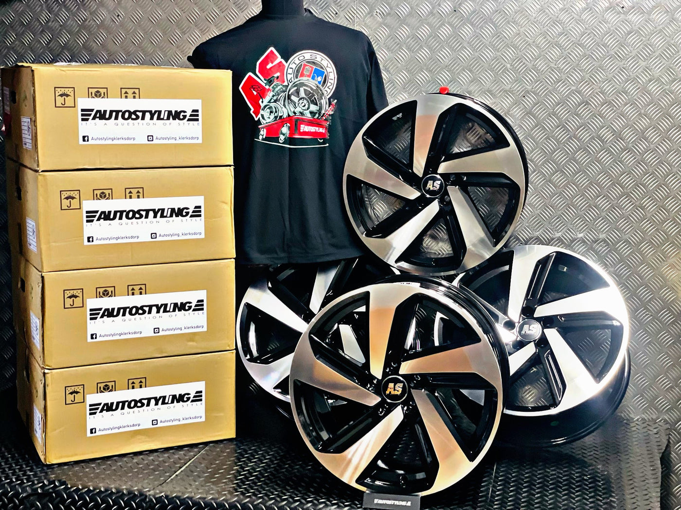 17” AS- GTI 5/100 BLACK MACHINE FACE
