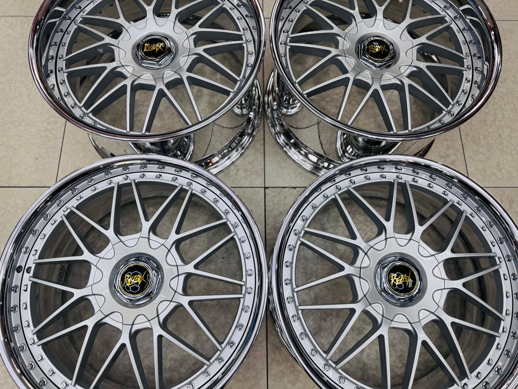 20” REZAX 2pce split forged  wheels