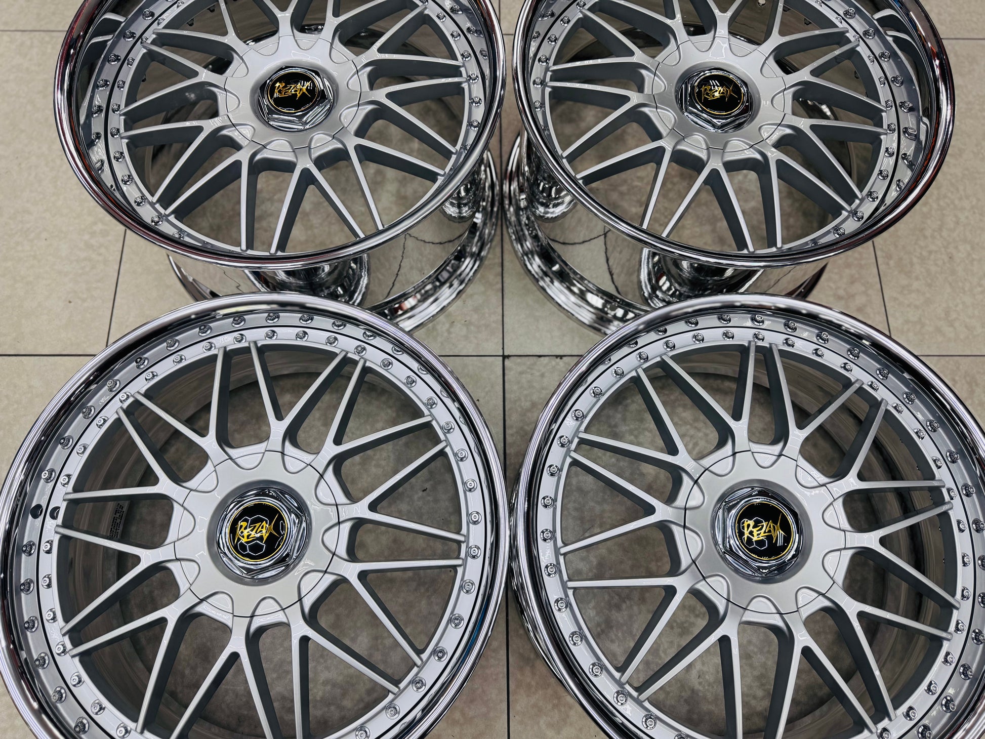 20” REZAX 2pce split forged  wheels