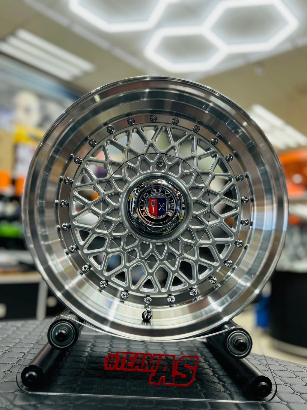 15” AS- 7537 BBS 4/100 & 4/114 SILVER  WHEELS