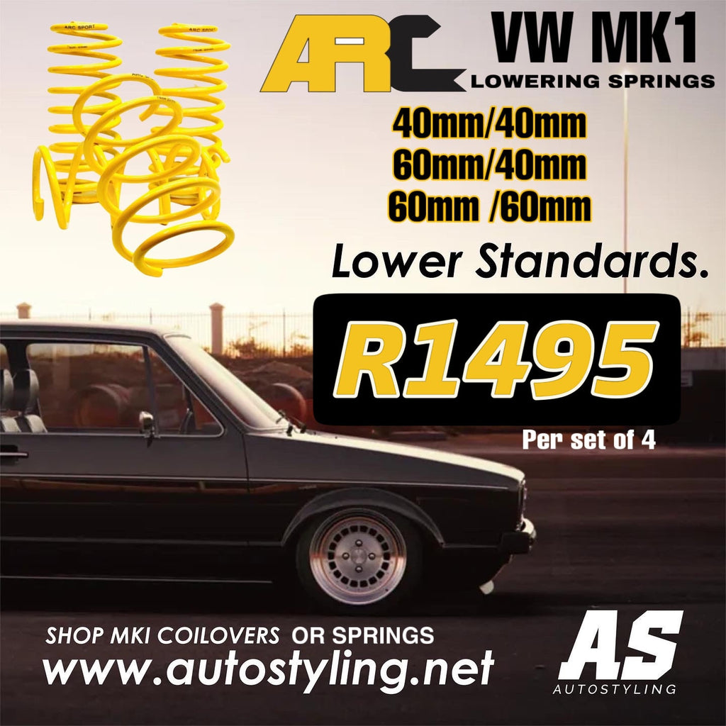 ARC LOWERING SPRINGS VW MK1