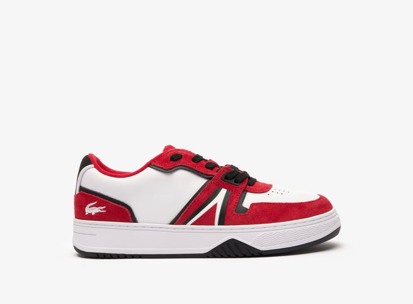 Lacoste Men’s L001 Coated Leather Trainers