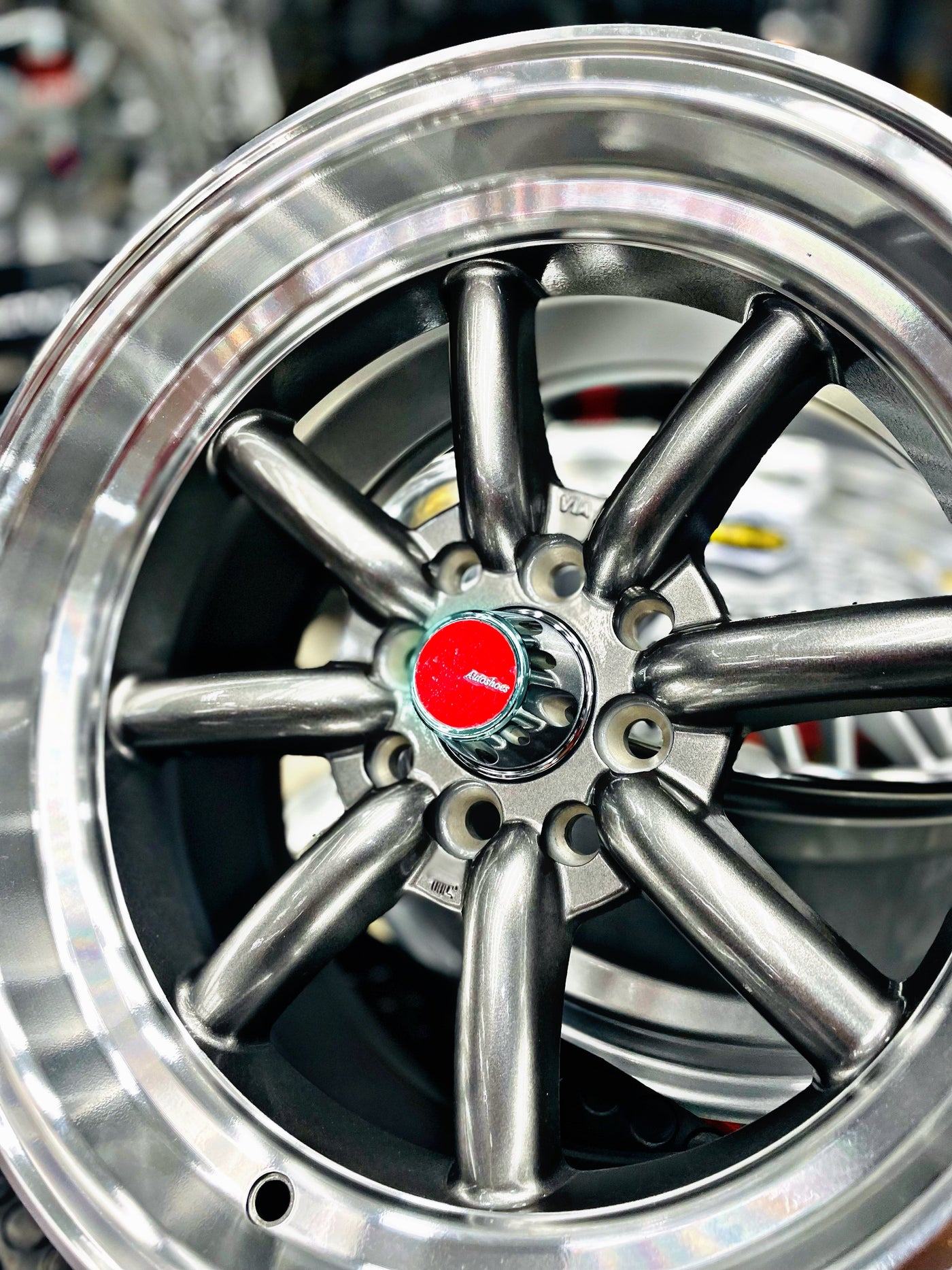 15” AS-WATA 8j 4/100 4/114 GREY  RIMS