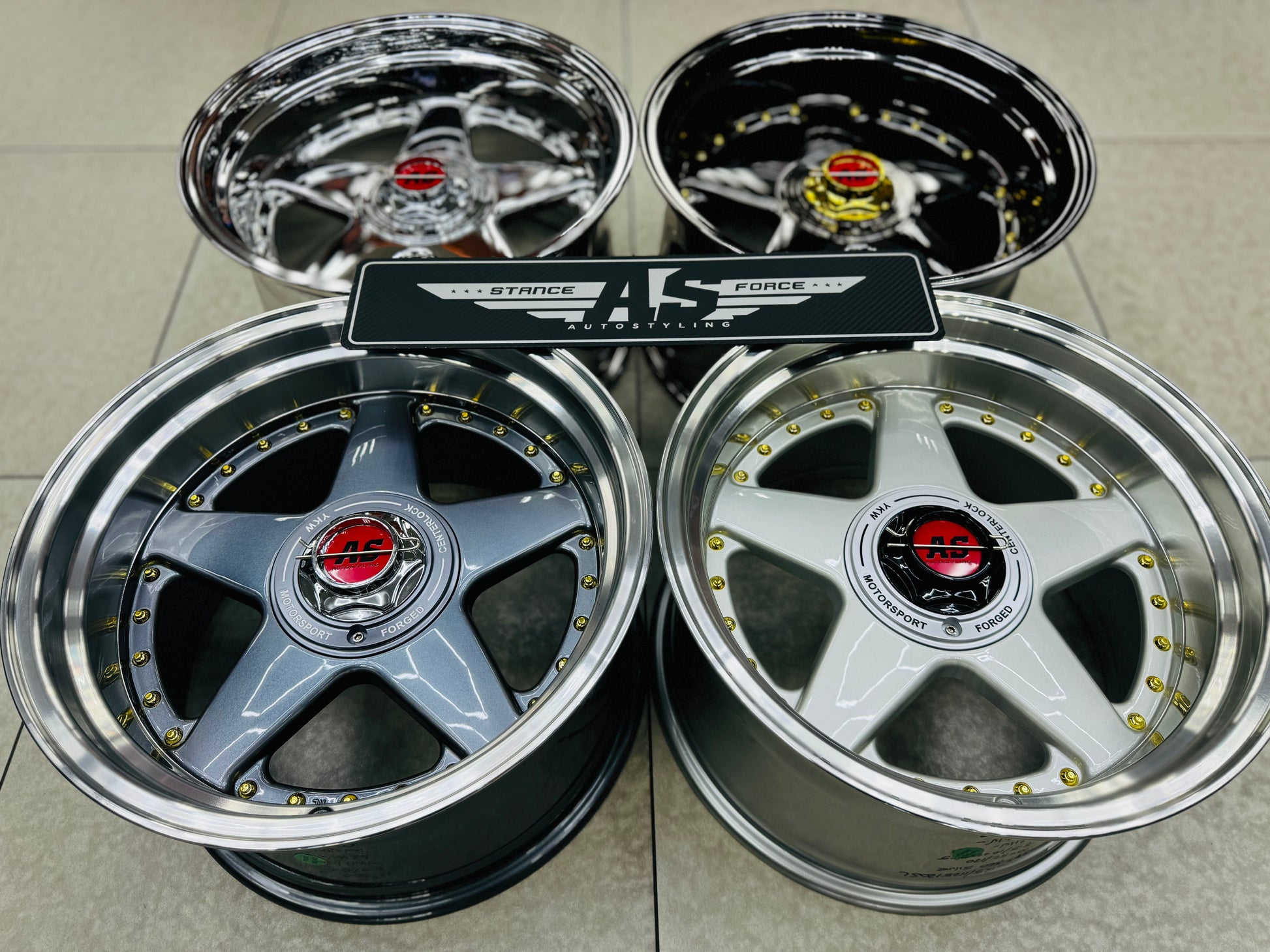 17” AS- 360 8.5/10j WHEELS