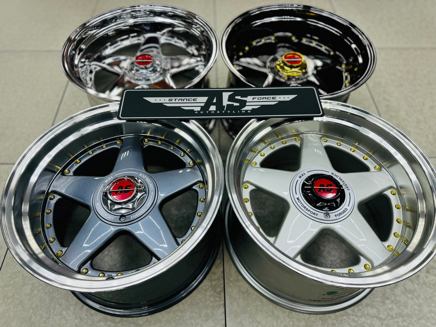 17” AS- 360 8.5/10j WHEELS