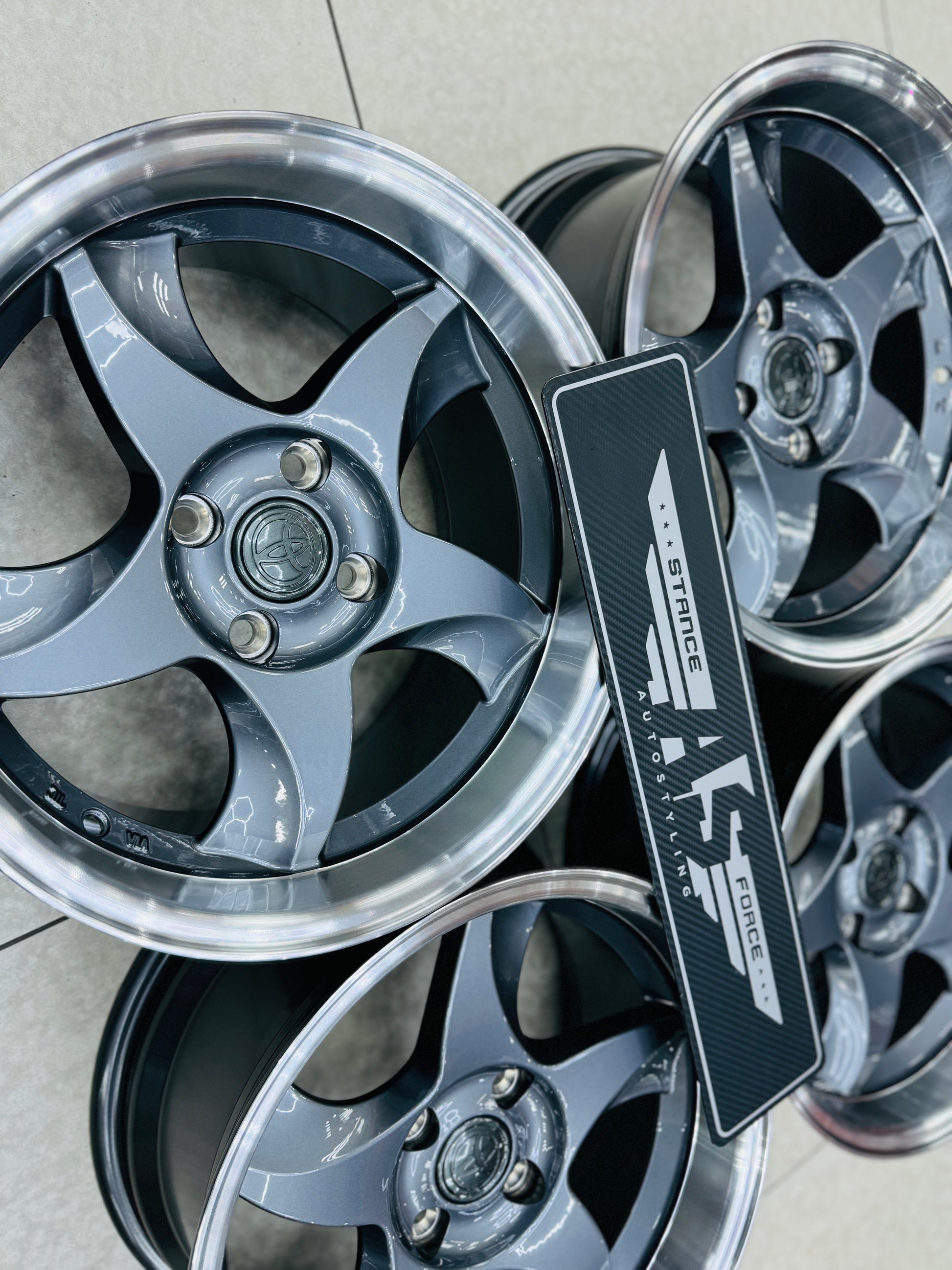 15” AS-RXI BLADES DISHED GUNMETAL