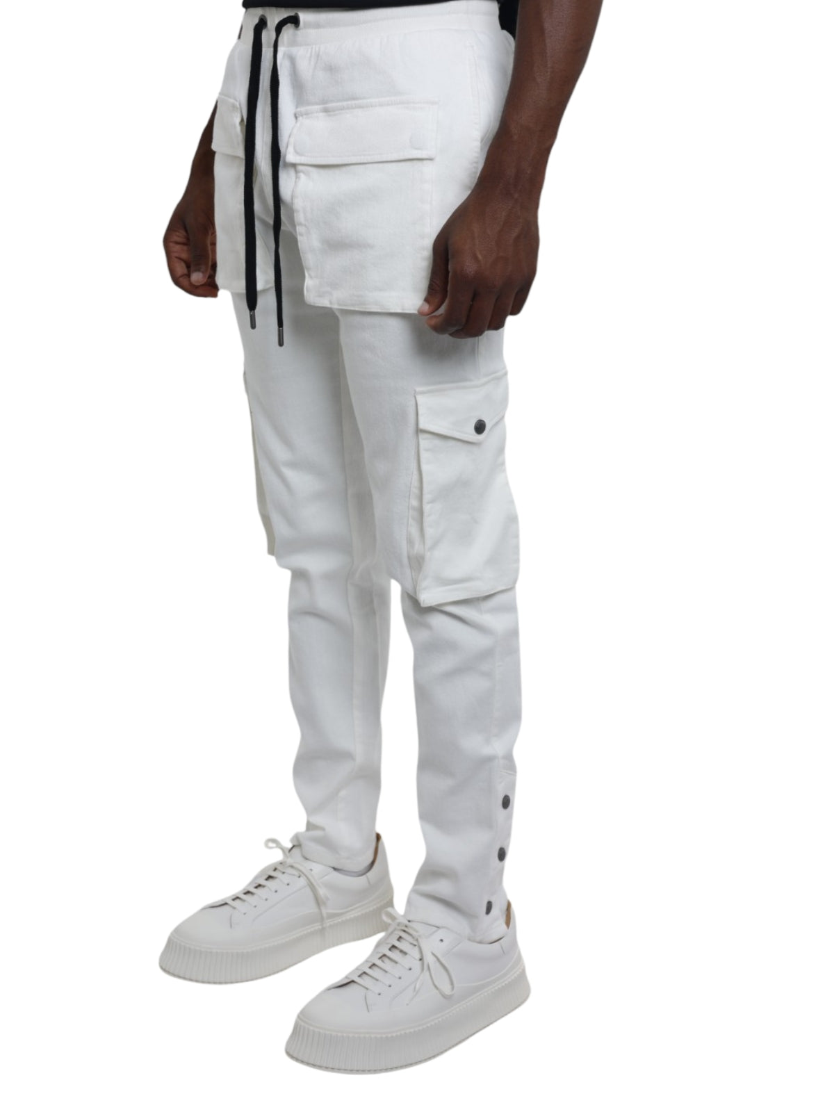 Capone Cargo Pants Relaxed White