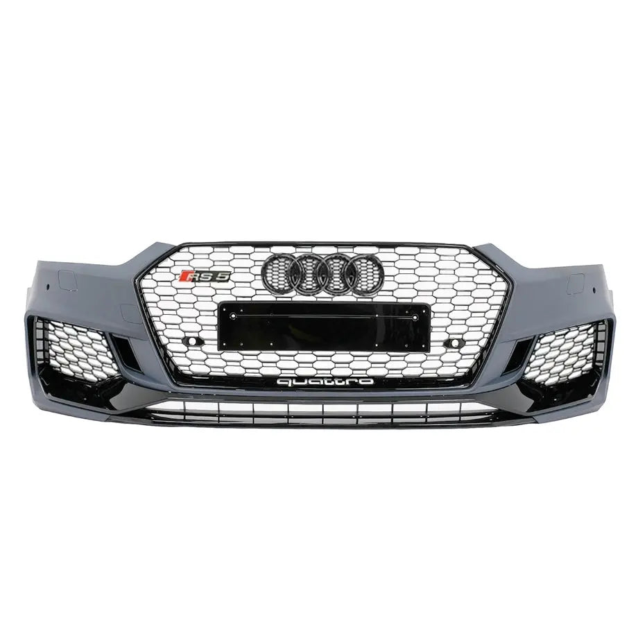 Audi A5 B9 RS5 Style Plastic Upgrade Front Bumper (17-21)