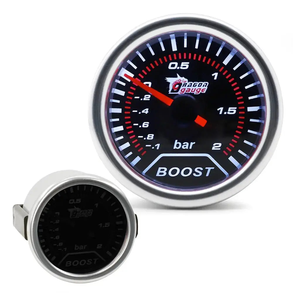 Dragon Gauge 2-Inch Smoked Boost Gauge