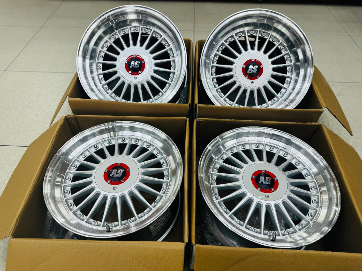 17'' NEW 10J AS-PINA SILVER 4/100 & 4/114 MULTI PCD