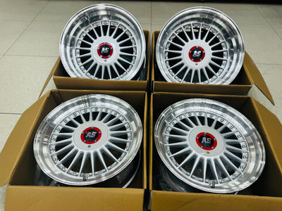 17'' NEW 10J AS-PINA SILVER 4/100 & 4/114 MULTI PCD