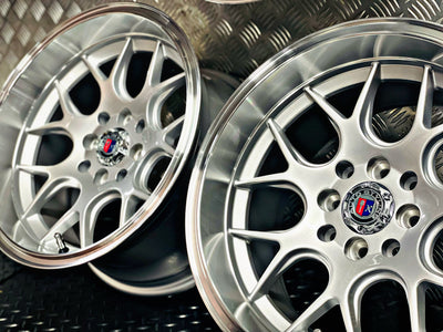 15” AS- 7646 4/100 4/114 silver wheels