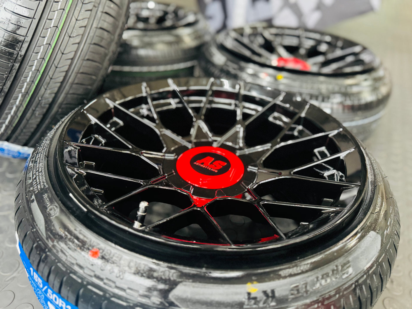 RIM & TYRE COMBO DEAL 15” RSE 4/100 & 4/114 + 165/50/15  COMFORSER TYRES  - BRAND NEW