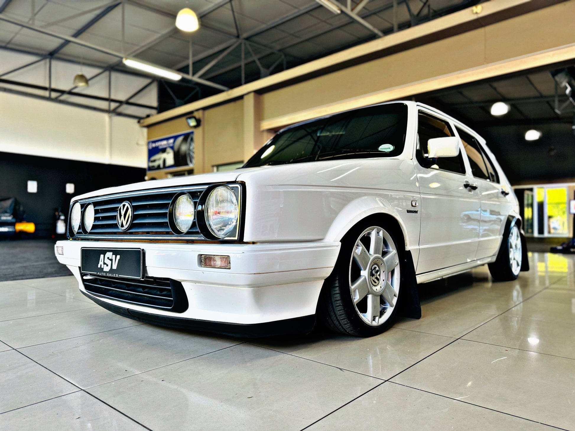 VW  ASV 2PCE PLASTIC FRONT SPOILER