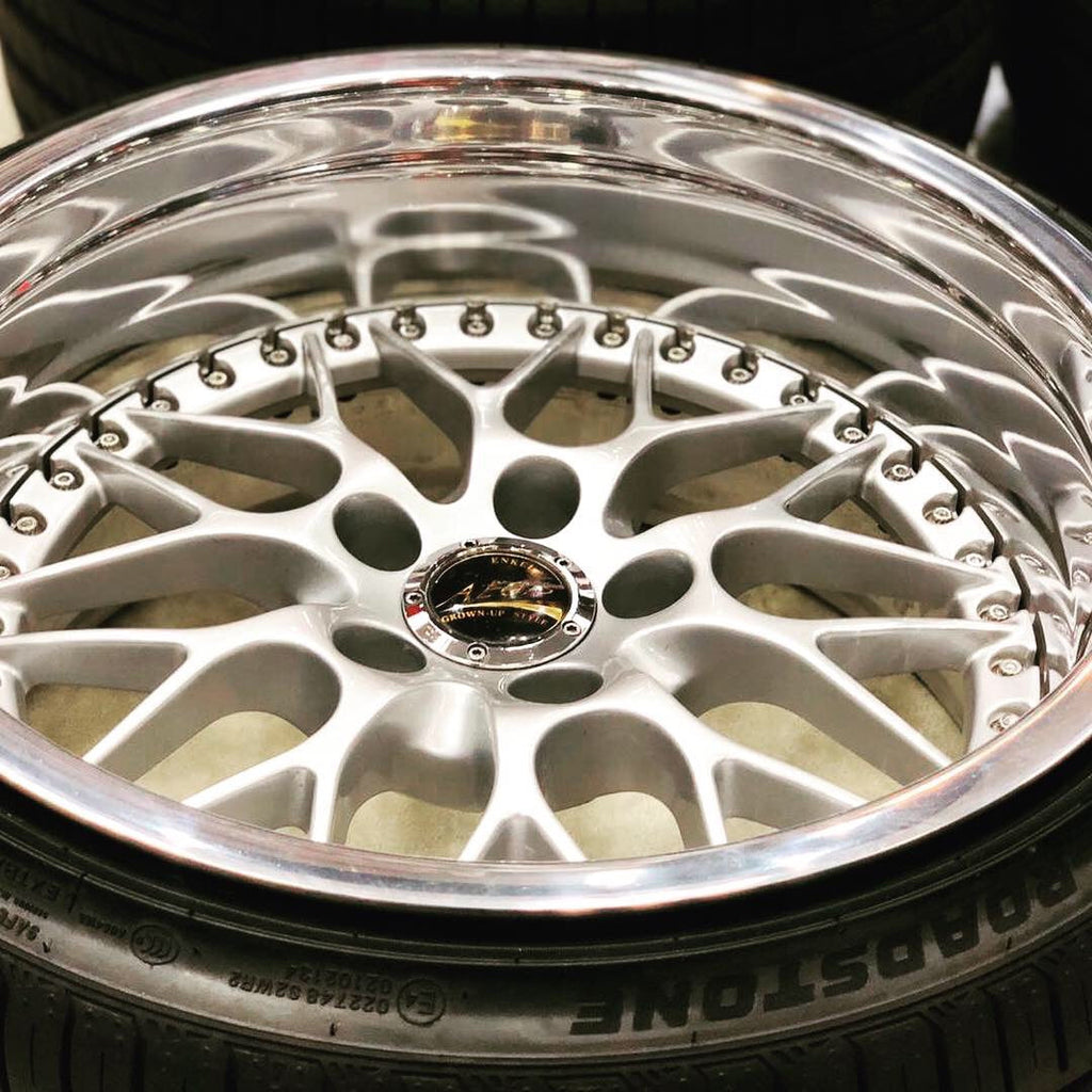 18” 3pce ENKEI AEGIS SPLIT JDM WHEELS 5/114