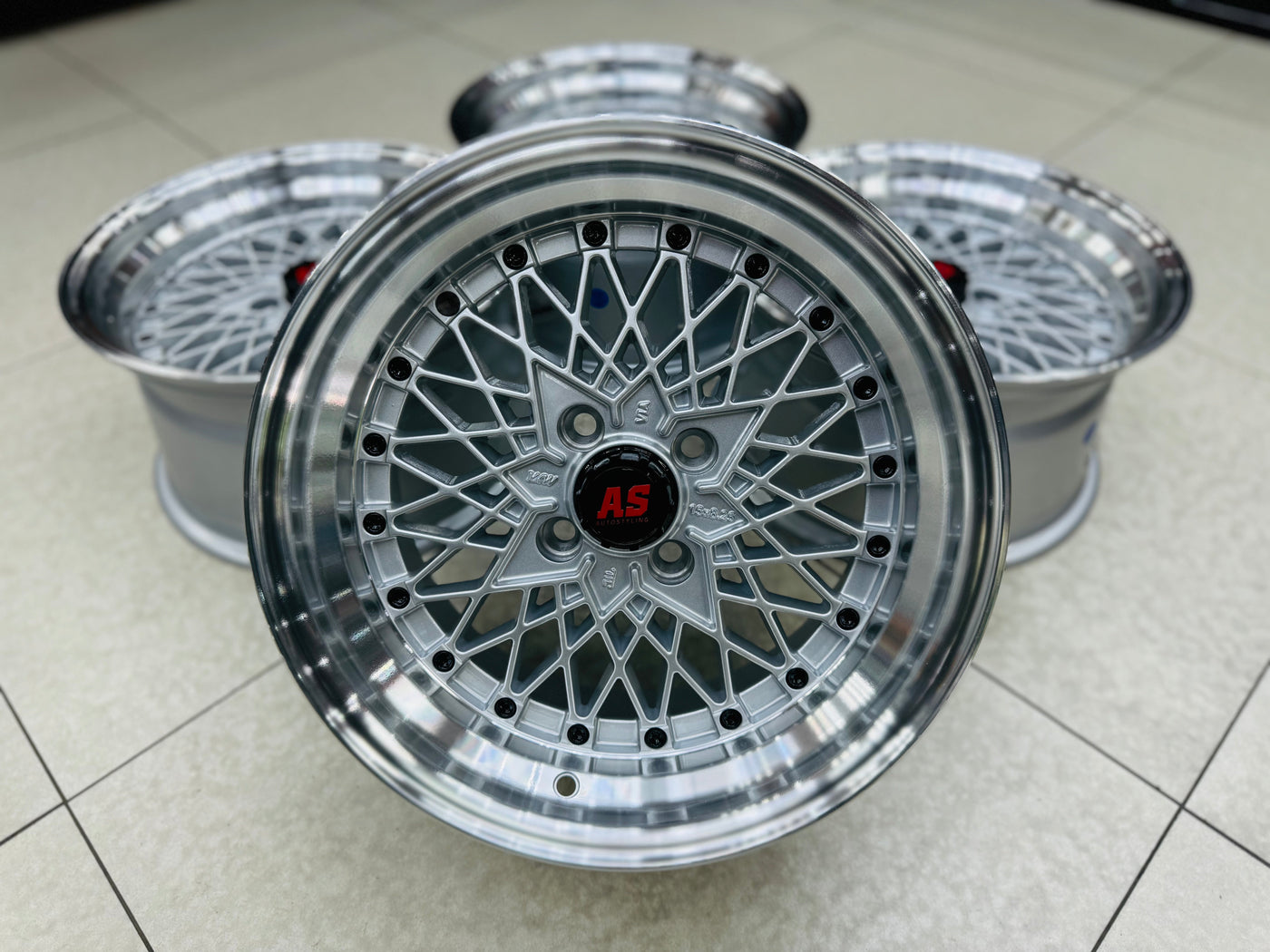 15” AS-SR 4/100 SILVER WHEELS