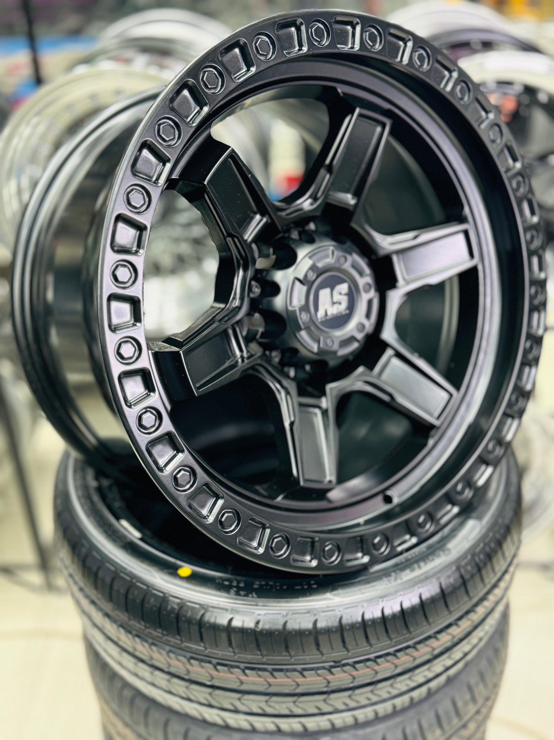 17” AS-DX027 4x4 rims  6/139 9J  et0