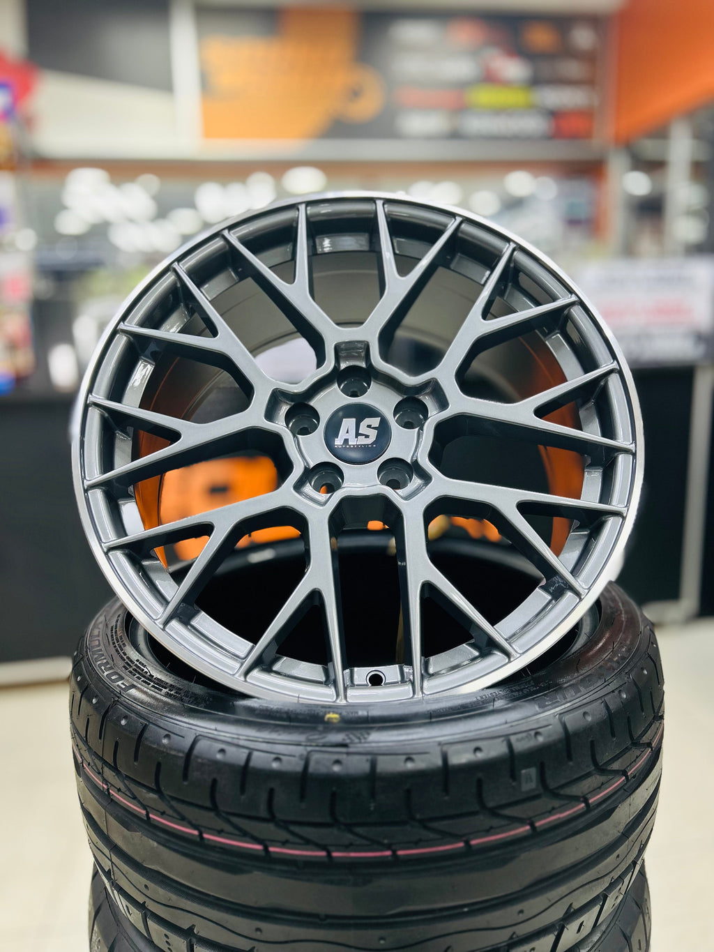 19” AS-PORSH  5x112 MATT GUNMETAL wheels