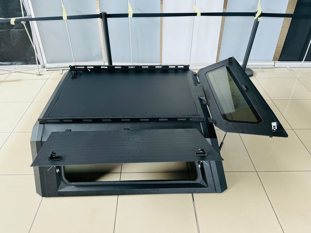 FORD RANGER T7 BLACK STEEL CANOPY