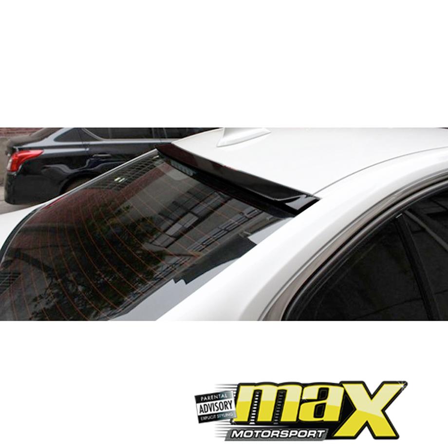 BM F30 3-Series Gloss Black Plastic Roof Spoiler