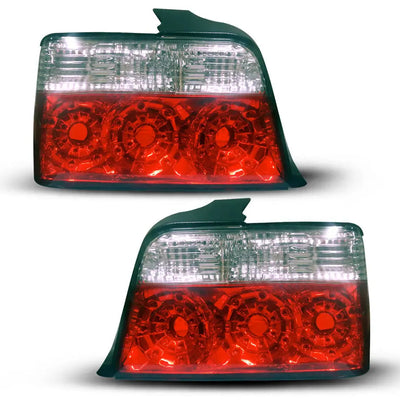 BM E36 3-Series Semi Crystal Diamond Taillight - 4DR (93-98)