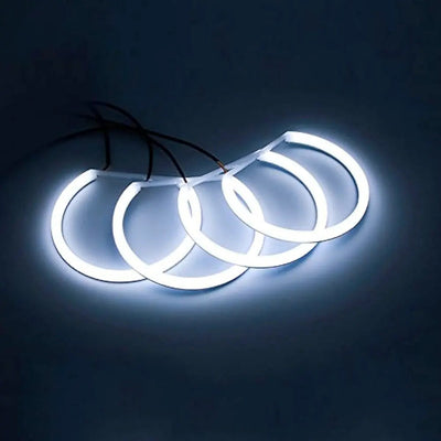 BM E36 Projector Headlight Single Function Cotton Angel Eye Rings