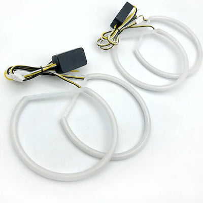 BM E36 Projector Headlight Single Function Cotton Angel Eye Rings