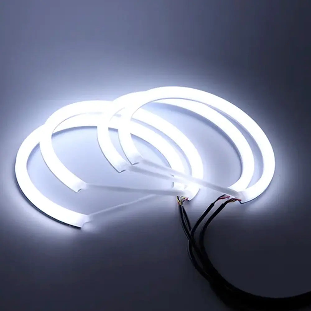 BM E36 Projector Headlight Single Function Cotton Angel Eye Rings