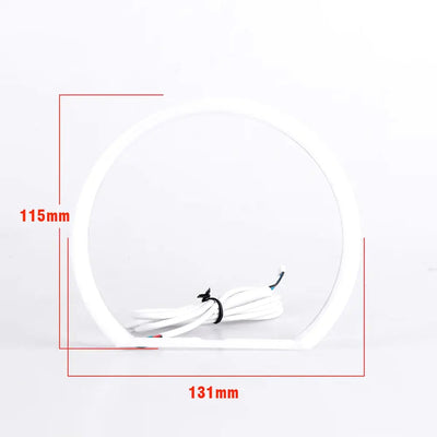 BM E36 Projector Headlights RGB Cotton Angel Eye Rings