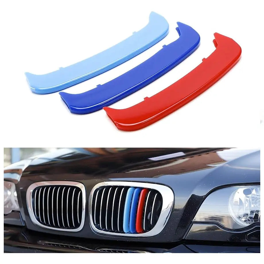 BM E46 (02-04) M-Sport Clip On Grille Stripes