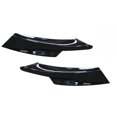 BM E90-3 Series Gloss Black Bumper Splitters (09-12)