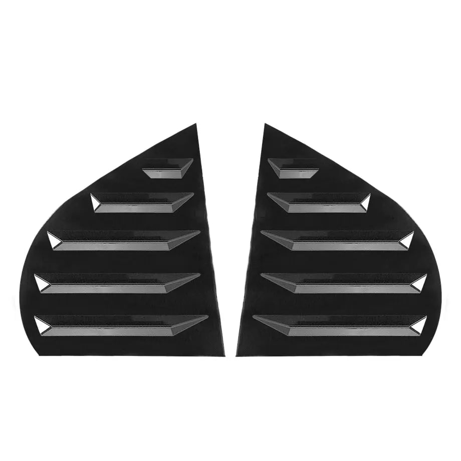 BM E90 3-Series Gloss Black Plastic Side Window Louver