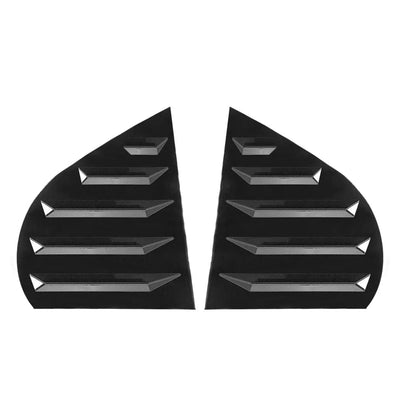 BM E90 3-Series Gloss Black Plastic Side Window Louver