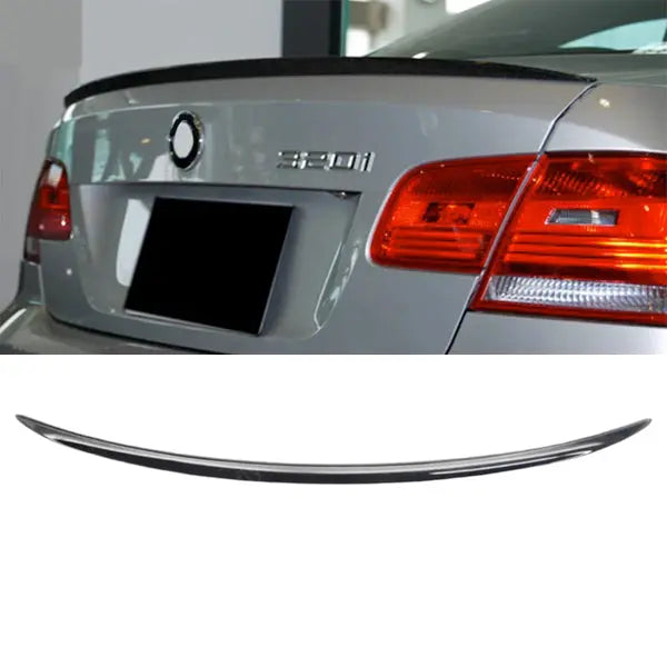 BM E92 Coupe Gloss Black Plastic Slim Boot Spoiler