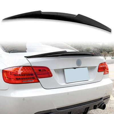 BM E92 Coupe M4 Style Gloss Black Plastic Boot Spoiler
