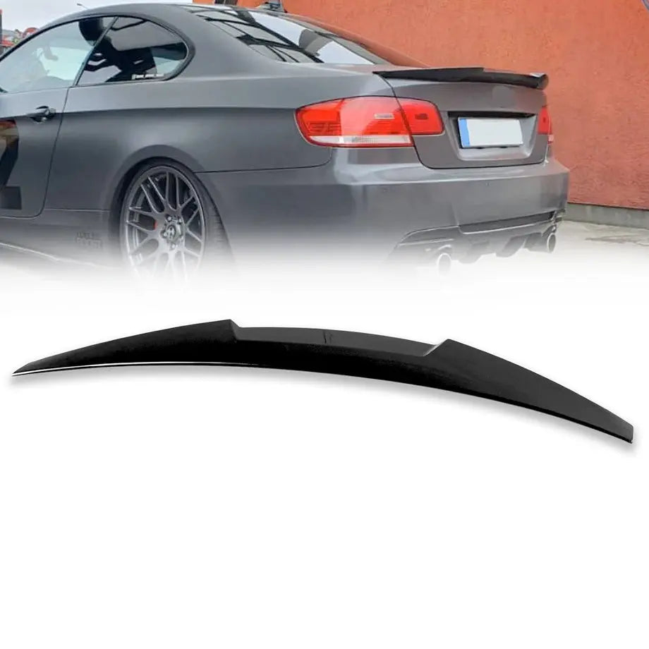 BM E92 Coupe M4 Style Gloss Black Plastic Boot Spoiler