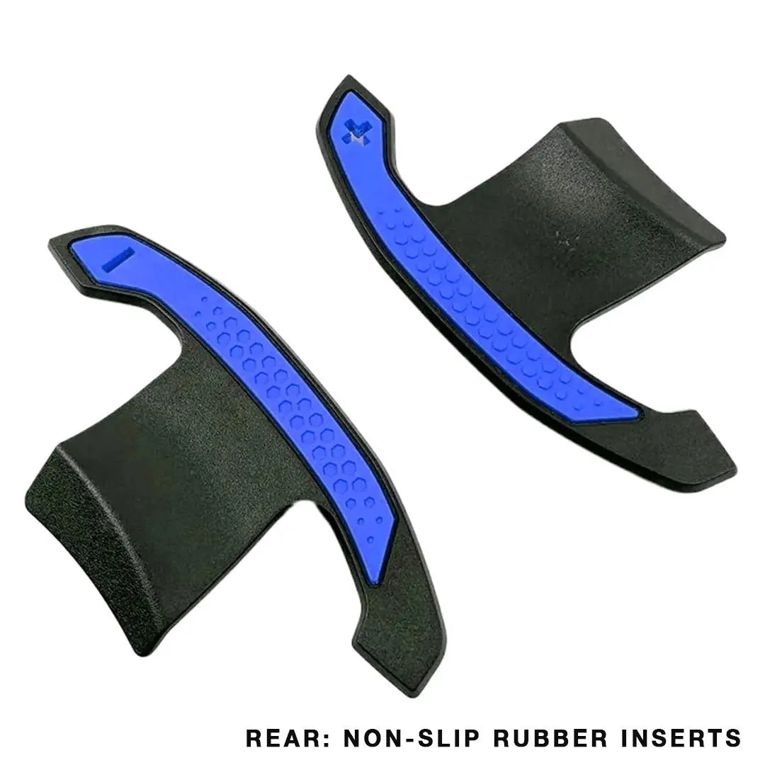 BM F-Series Carbon Fibre Paddle Shift Extensions - Blue