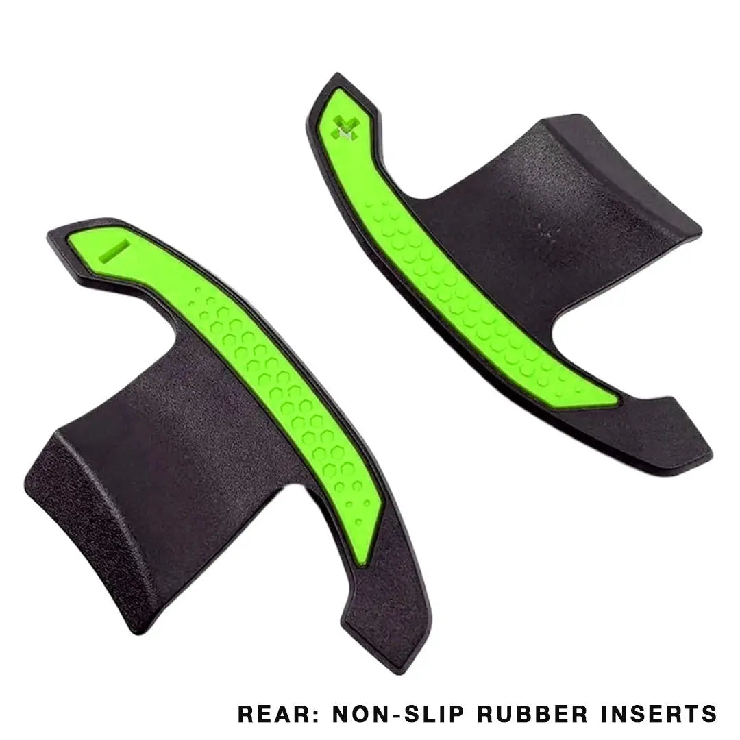 BM F-Series Carbon Fibre Paddle Shift Extensions - Green