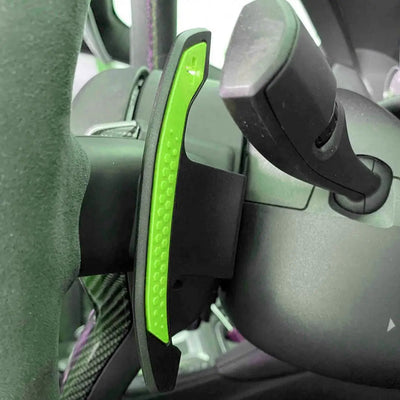 BM F-Series Carbon Fibre Paddle Shift Extensions - Green