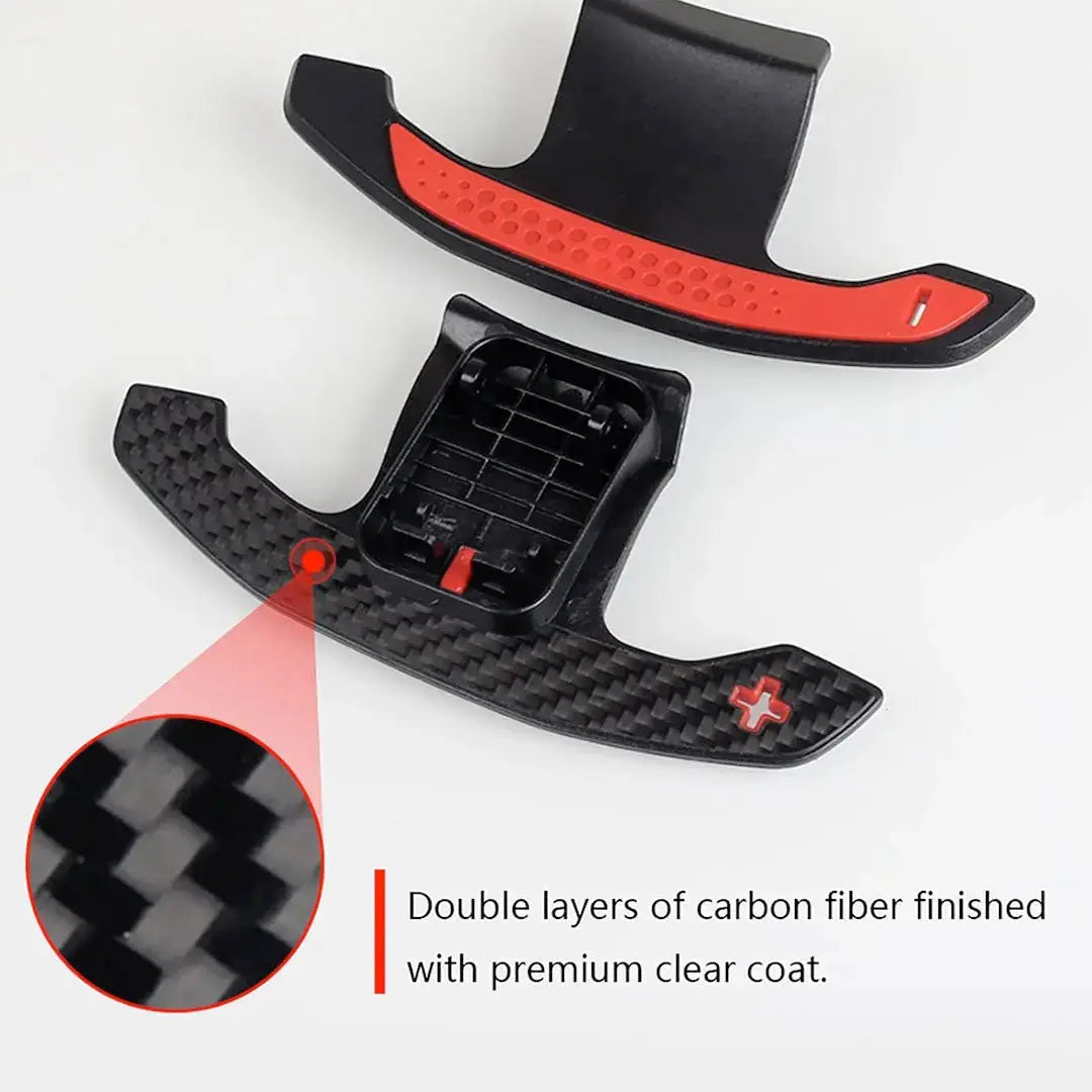BM F-Series Carbon Fibre Paddle Shift Extensions - Red