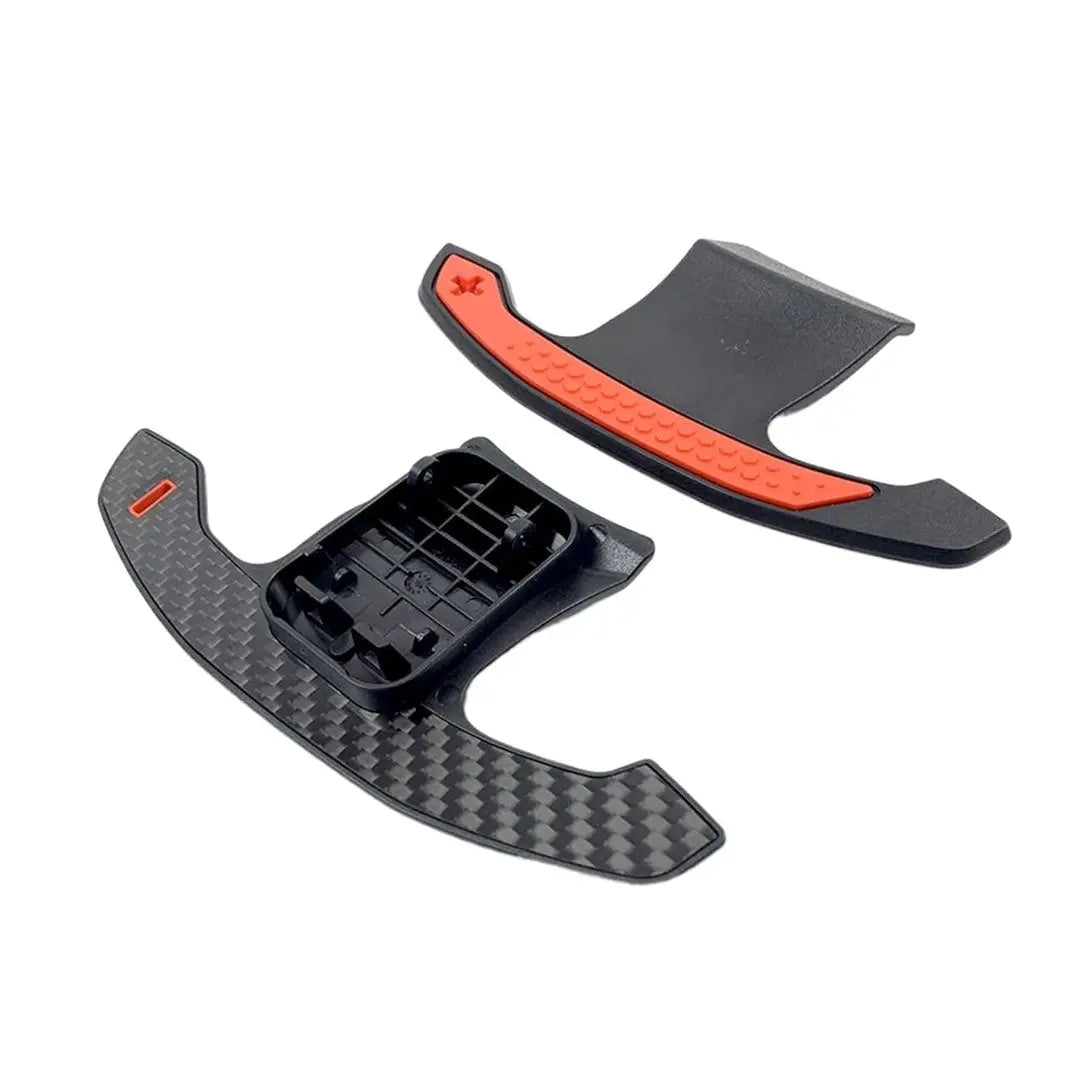 BM F-Series Carbon Fibre Paddle Shift Extensions - Red