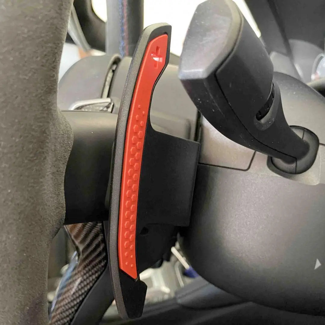 BM F-Series Carbon Fibre Paddle Shift Extensions - Red