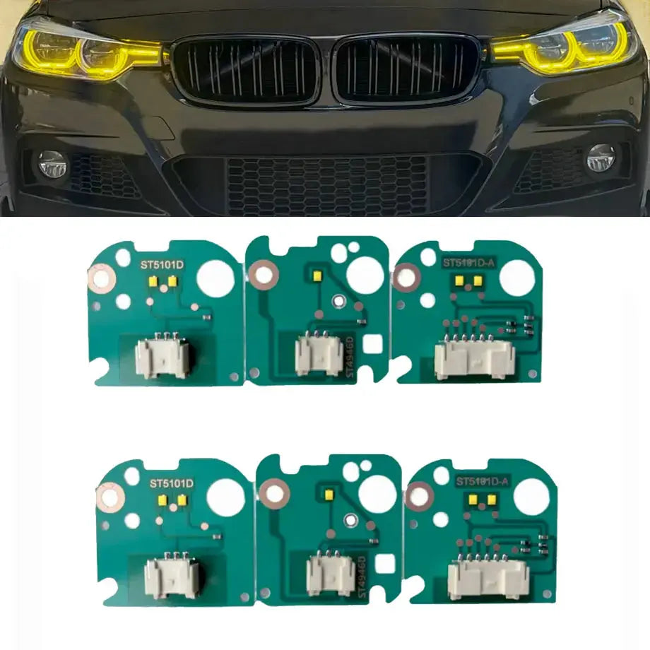 BM F30 LCI (16-18) Lemon Yellow DRL LED Headlight Modules