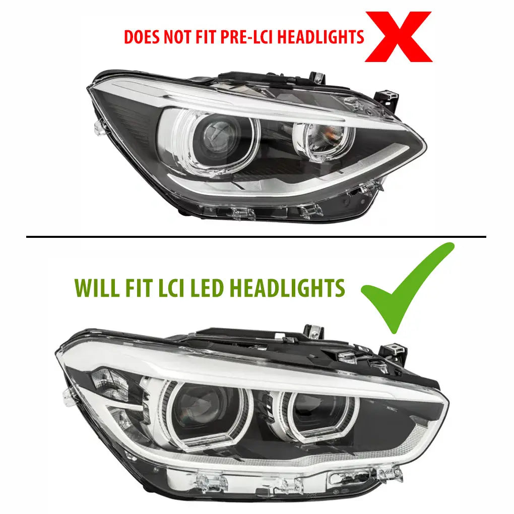 BM F20 LCI (15-19) Lemon Yellow DRL LED Headlight Modules