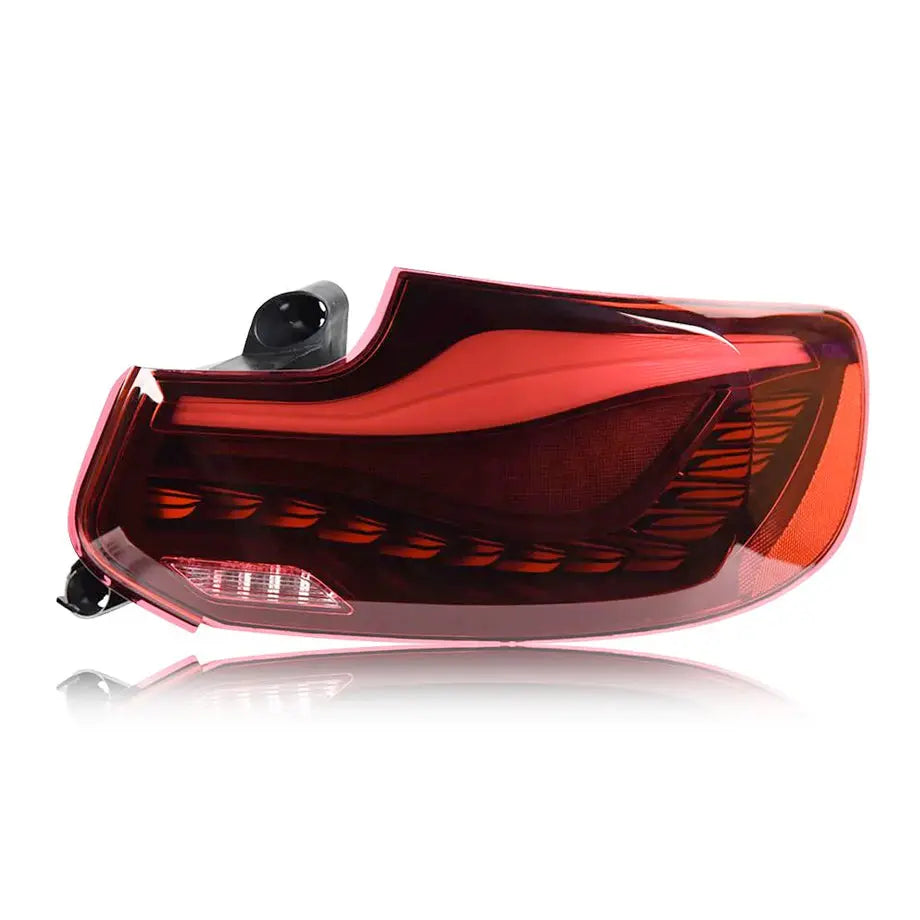 BM F22 / F23 2-Series CS Style OLED Sequential Smoked Red Taillights