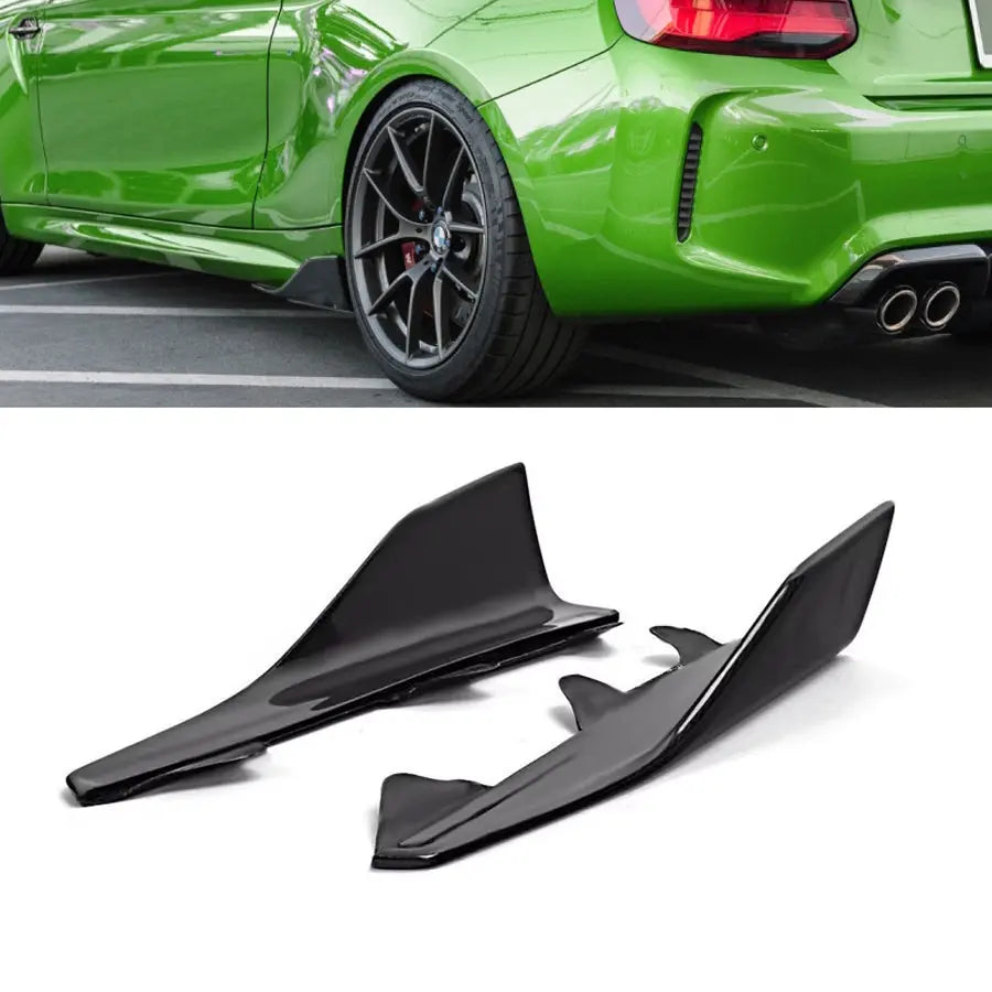 BM F22 / F87 M2 Gloss Black Side Skirt Splitter Extension