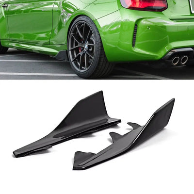 BM F22 / F87 M2 Gloss Black Side Skirt Splitter Extension