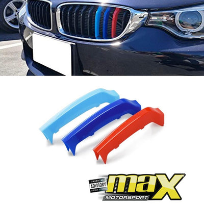 BM F32/F33 (4-Series) M Sport Clip On Grille Stripes
