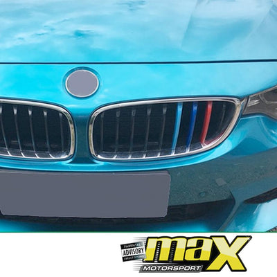 BM F32/F33 (4-Series) M Sport Clip On Grille Stripes